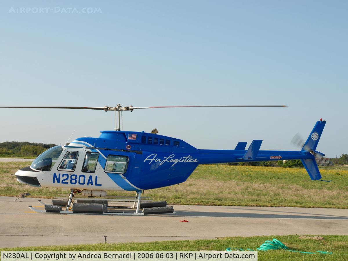 N280AL, Bell 206L-4 LongRanger IV LongRanger C/N 52315, @ home-base