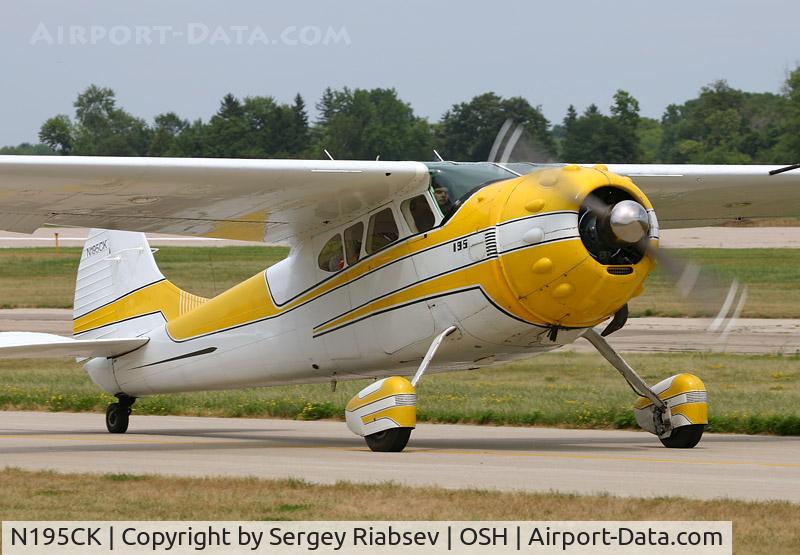 N195CK, 1950 Cessna 195A C/N 7515, EAA AirVenture 2005