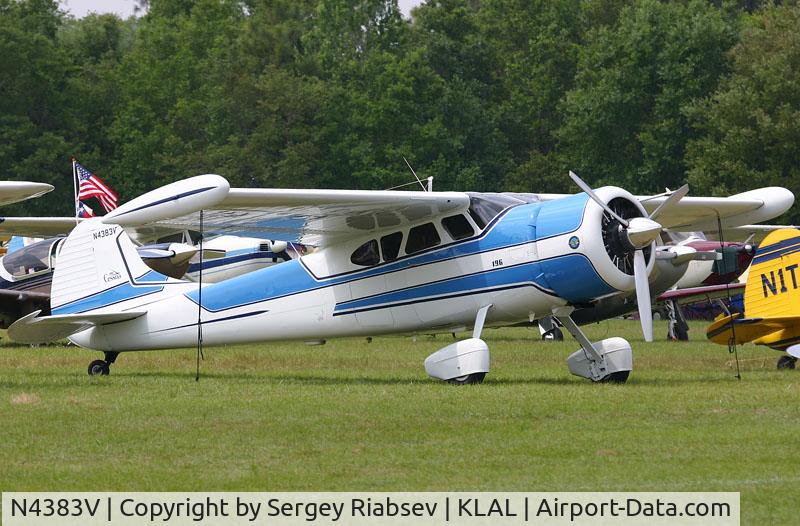 N4383V, 1949 Cessna 195 C/N 7305, Sun-n-fun 2006