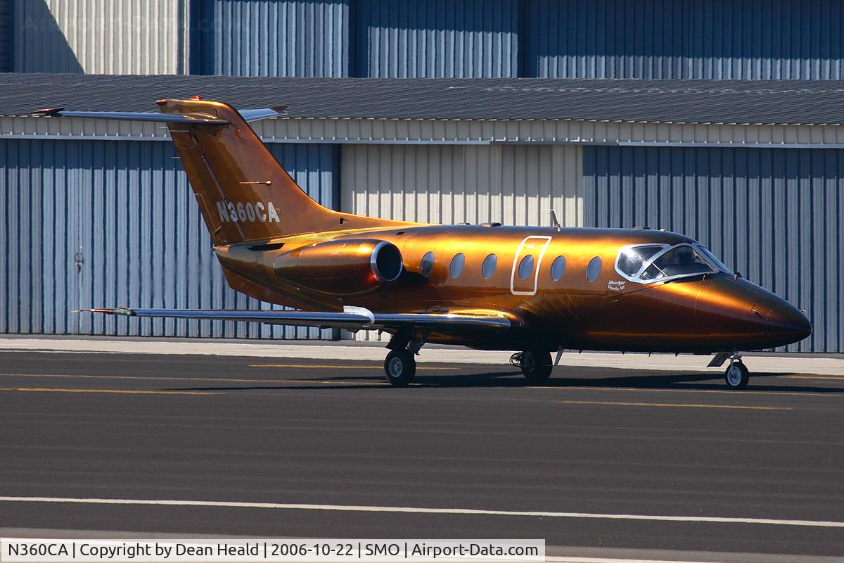 N360CA, 1980 Mitsubishi MU-300 C/N A009 S.A., Charlie Air N360CA taxiing to RWY 21 for departure to Monterey Peninsula (KMRY).
