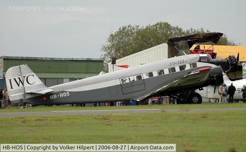 HB-HOS, 1939 Junkers Ju-52/3m g4e C/N 6580, 1939 Junkers Ju 52/3m