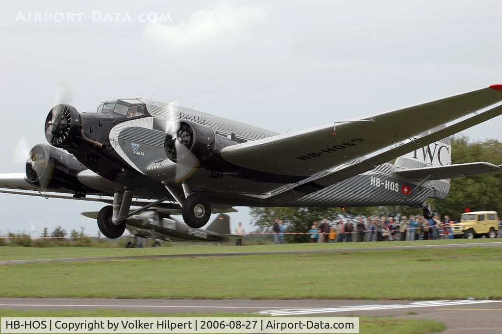 HB-HOS, 1939 Junkers Ju-52/3m g4e C/N 6580, 1939 Junkers Ju 52/3m