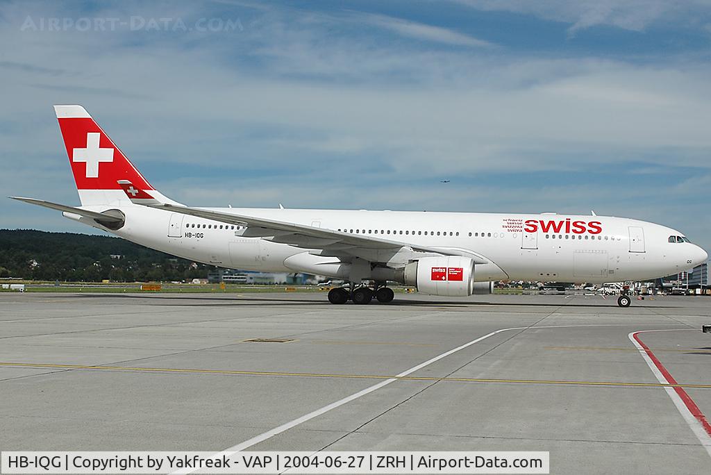HB-IQG, 1999 Airbus A330-223 C/N 275, Swiss Airbus 330-200