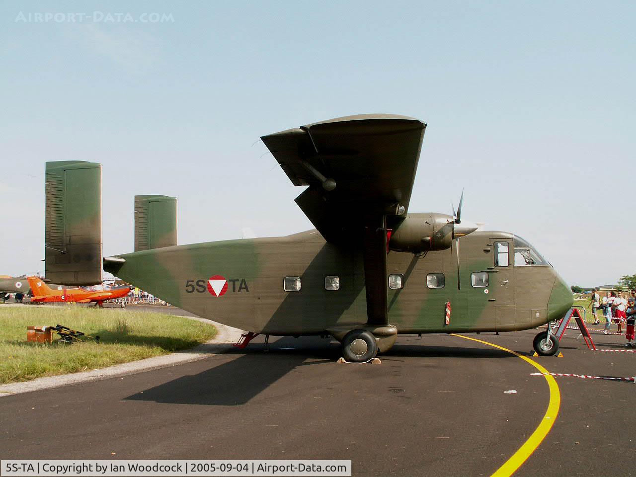 5S-TA, Short SC-7 Skyvan 3M-400 C/N SH.1855, Short SC-7 Skyvan/Rivolto-Udine,Italy