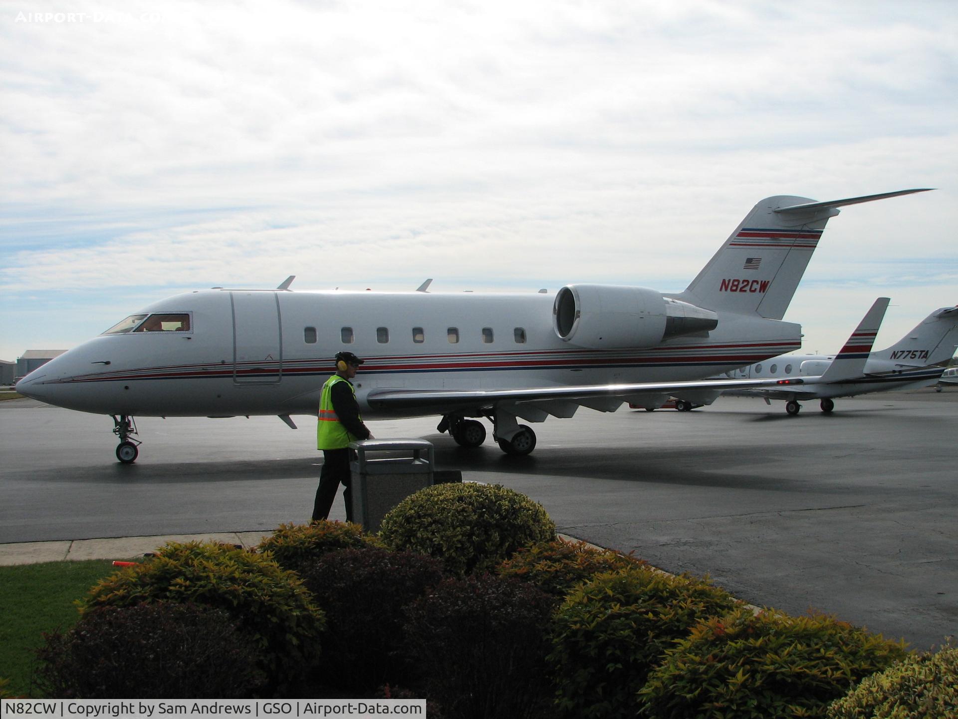 N82CW, 1998 Bombardier Challenger 604 (CL-600-2B16) C/N 5395, The suits from North Pacific Enterprises must have been in town.