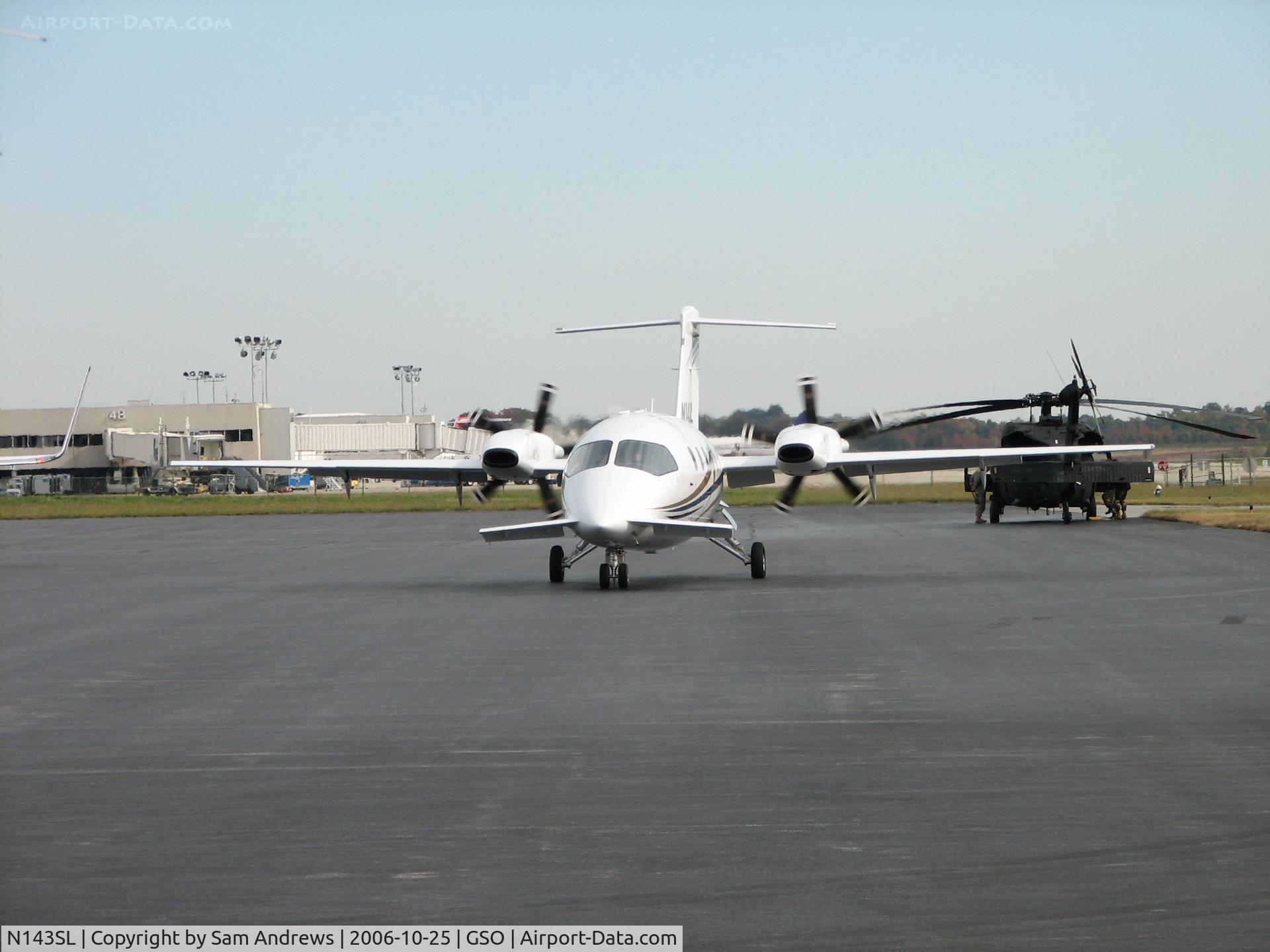 N143SL, 2005 Piaggio P-180 Avanti II C/N 1109, This is the best shot I could get.