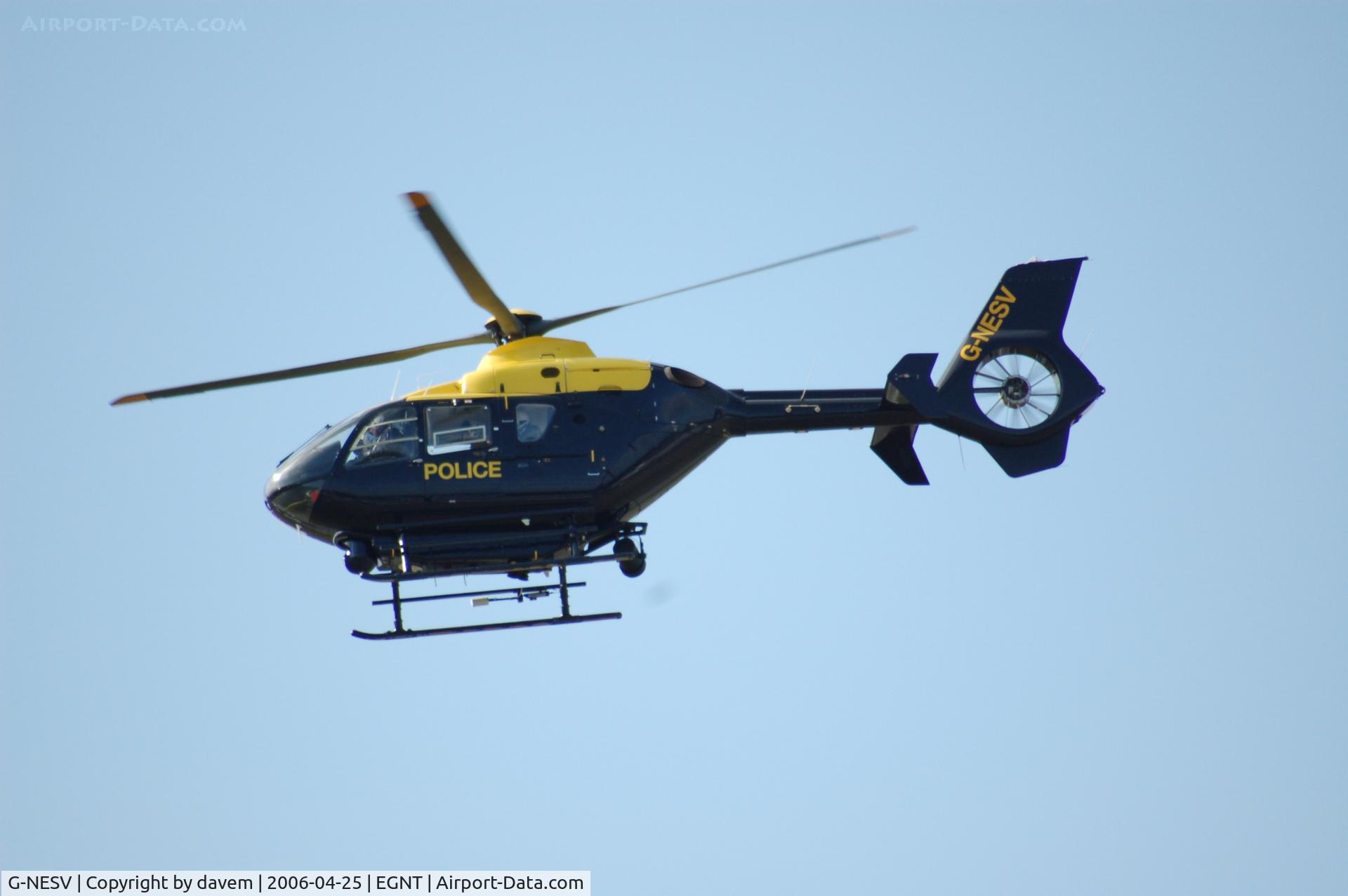 G-NESV, 1998 Eurocopter EC-135T-1 C/N 0067, Newcastle Police Helicopter.
