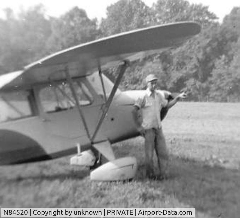 N84520, 1946 Aeronca 7AC Champion C/N 7AC-3225, dads airplane nc84520 Lancaster, Ky.
