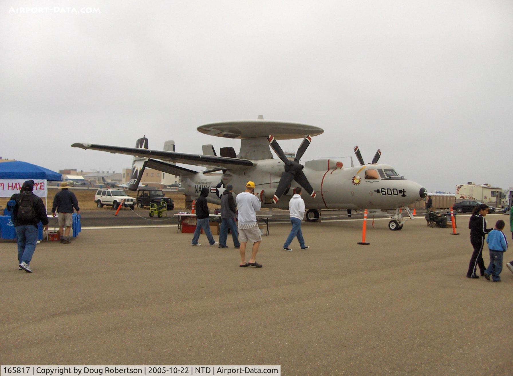 165817, 2000 Northrop Grumman E-2C Hawkeye C/N A188, 2000 Grumman E-2C HAWKEYE, Allison T56-A-425 Turboprops, 4,910 EHP, 4 blade full-feathering reversible pitch Hamilton Standard props