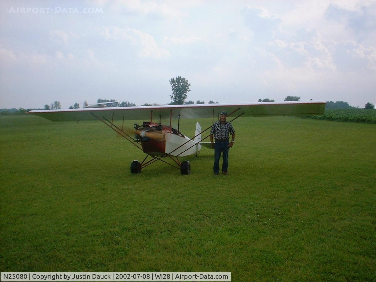 N25080, 1977 Pietenpol  C/N 917, Dale Jorgensen with the Pietenpol