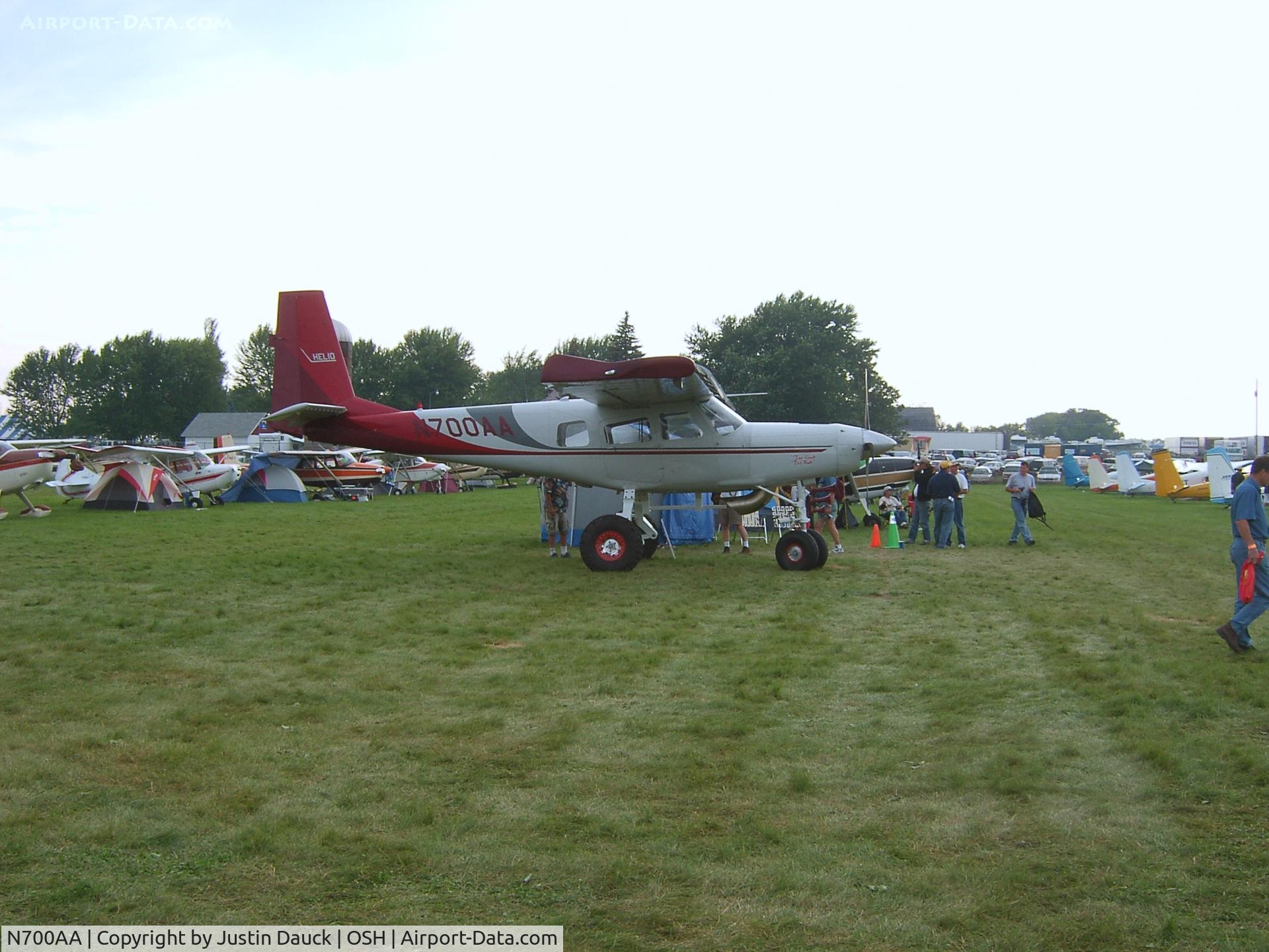 N700AA, 2004 Helio Turbo Courier C/N 1, A pretty cool experimental Helio at OSH