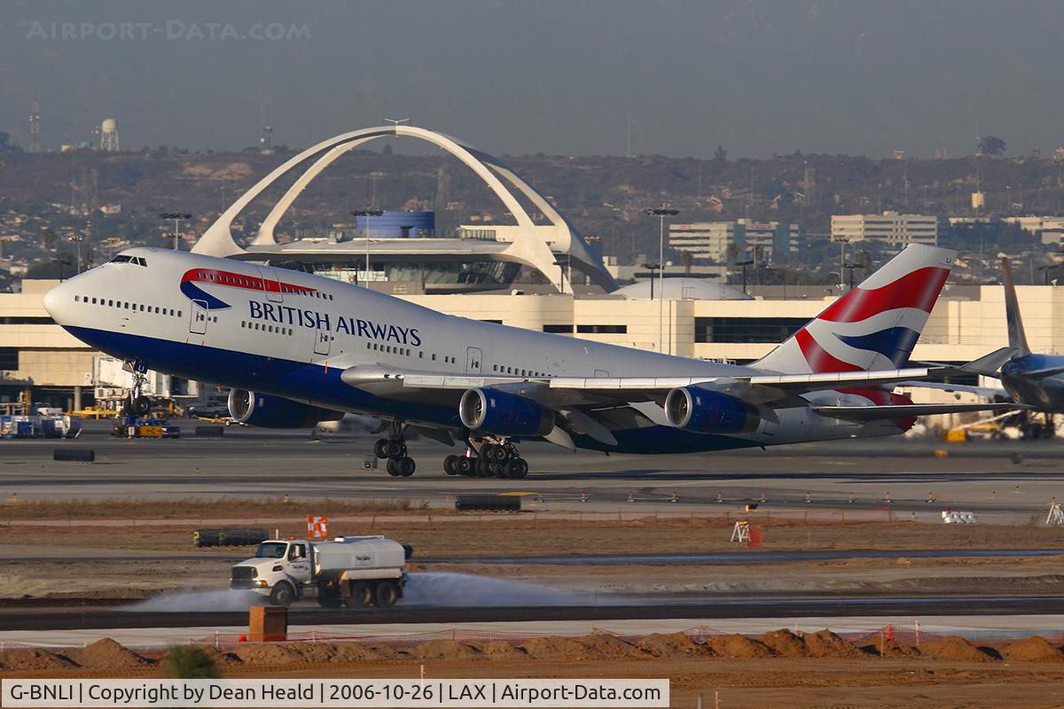 G-BNLI, 1990 Boeing 747-436 C/N 24051, British Airways G-BNLI (FLT BAW278) departing RWY 25R enroute to London Heathrow (EGLL).