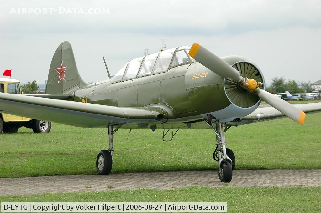 D-EYTG, 1957 Yakovlev Yak-18A C/N 307, Yakovlev Yak-18A