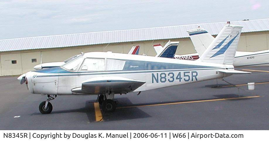 N8345R, 1966 Piper PA-28-140 C/N 28-22219, Taken this summer at W66 - nice aircraft - permission to take photo obtained at W66