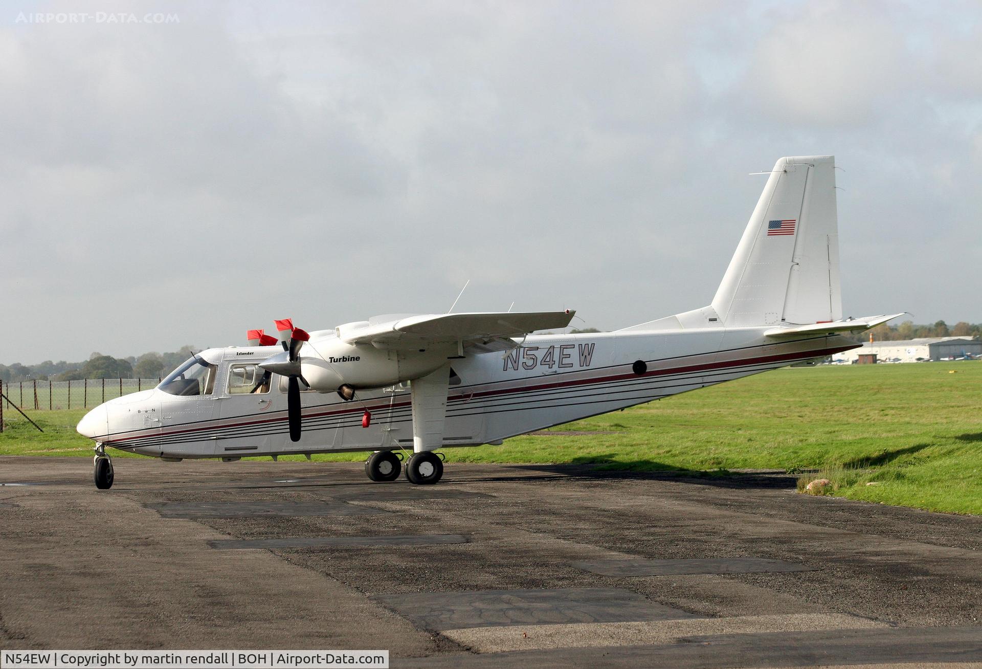 N54EW, 1982 Pilatus Britten-Norman BN-2T Turbine Islander C/N 2145, ISLANDER
