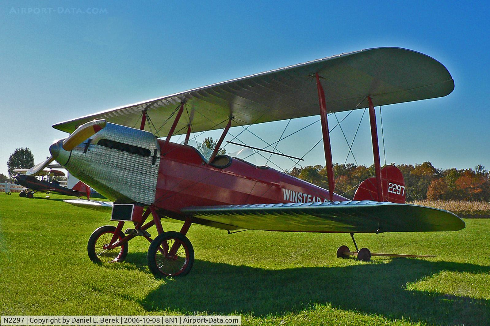 N2297, 1926 Winstead Bros Airplane Co Wintead Special C/N 1, Don't worry if you didn't recognize this aircraft right away. Built in 1926, it is the only Winstead Special in the world.