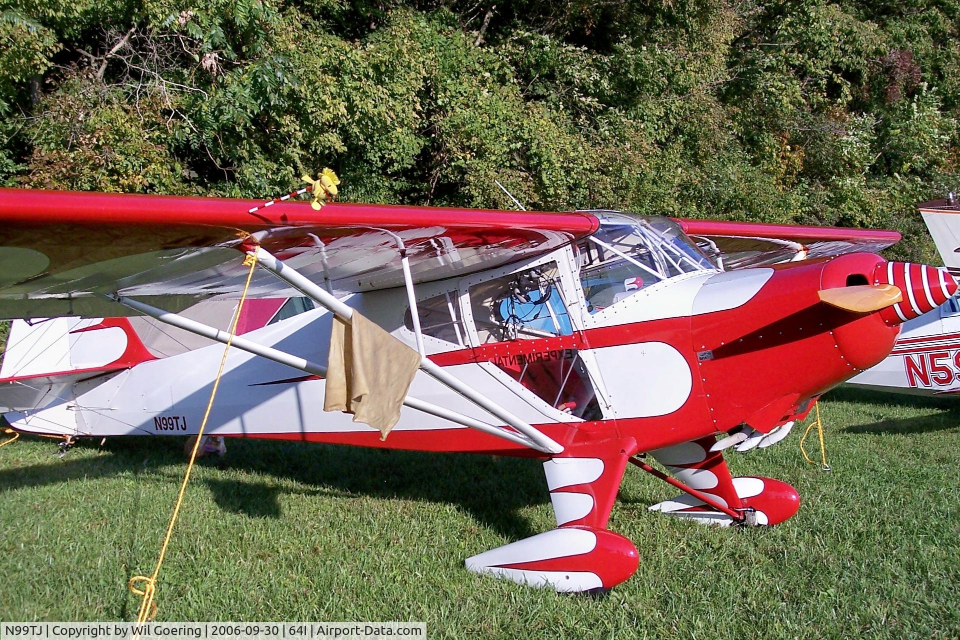 N99TJ, 1995 Coleman Nick D SWICK-T C/N 001, Parked at Lee Bottom Flying Field