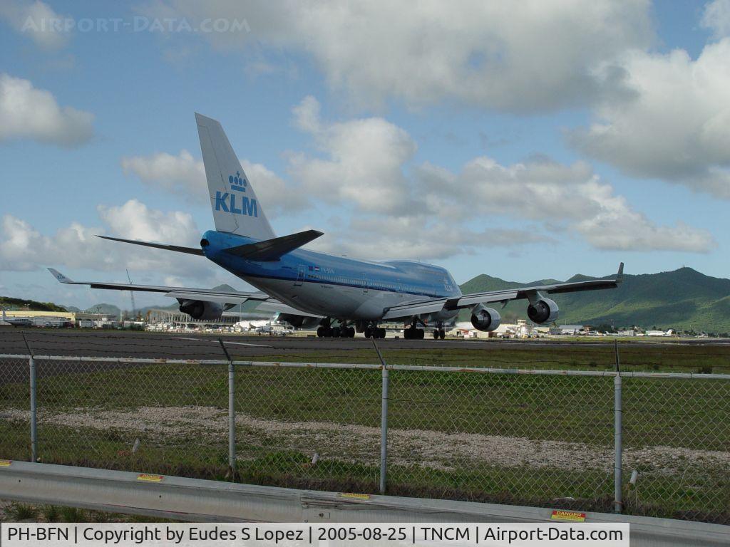 PH-BFN, 1993 Boeing 747-406BC C/N 26372, Take Off TNCM to TCCC