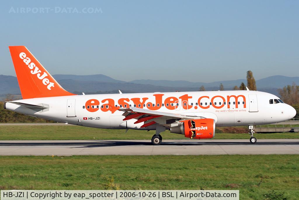 HB-JZI, 2004 Airbus A319-111 C/N 2245, landing on runway 16 inbond from Rome