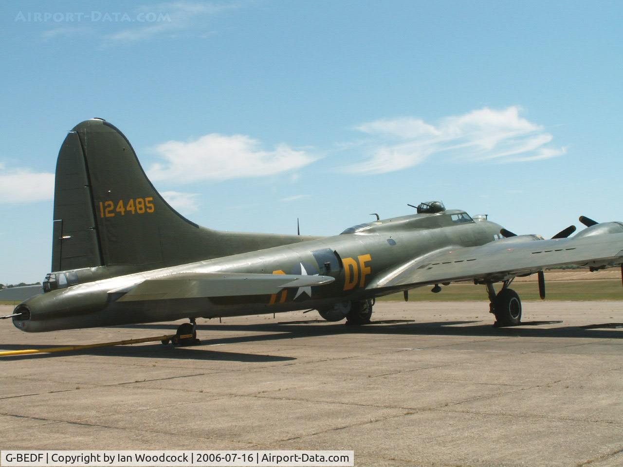 G-BEDF, 1944 Boeing B-17G Flying Fortress C/N 8693, Boeing B-17G/Sally B/Duxford