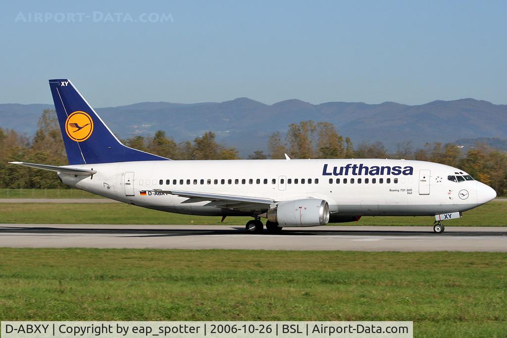 D-ABXY, 1989 Boeing 737-330 C/N 24563, Departing to FRA