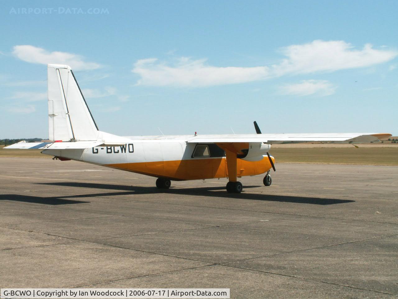 G-BCWO, 1975 Britten-Norman BN-2A-27 Islander C/N 431, Britten-Norman BN-2A/Duxford