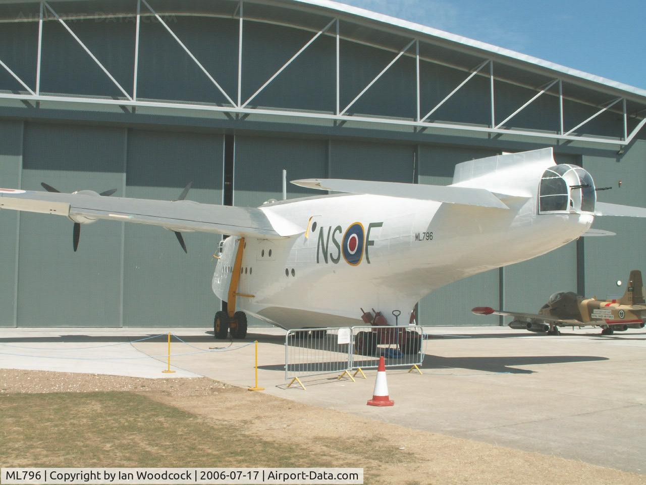ML796, 1944 Short S.25 Sunderland Mk.V C/N SH.1071, Short Sunderland MR.5/Duxford