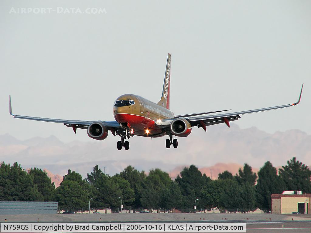 N759GS, 1999 Boeing 737-7H4 C/N 30544, Southwest Airlines / 1999 Boeing 737-7H4