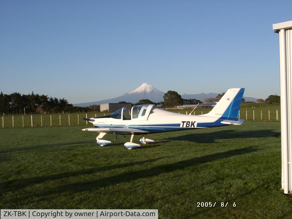 ZK-TBK, Tecnam P-2002 Sierra C/N 009, TBK parked outside hangar, New Plymouth, New Zealand