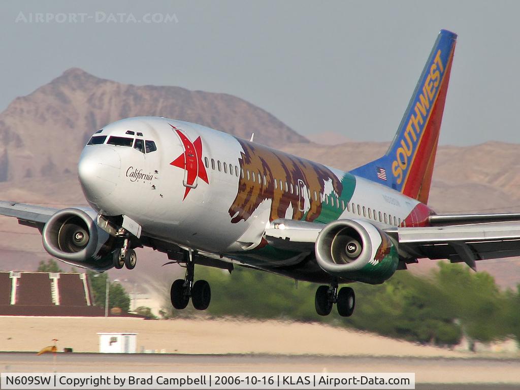 N609SW, 1995 Boeing 737-3H4 C/N 27929, Southwest Airlines - 'California One' / 1995 Boeing 737-3H4