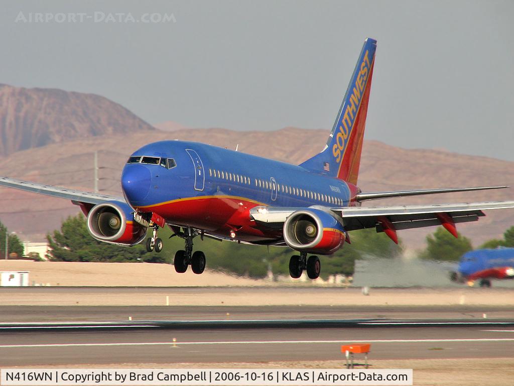 N416WN, 2001 Boeing 737-7H4 C/N 32453, Southwest Airlines / 2001 Boeing 737-7H4