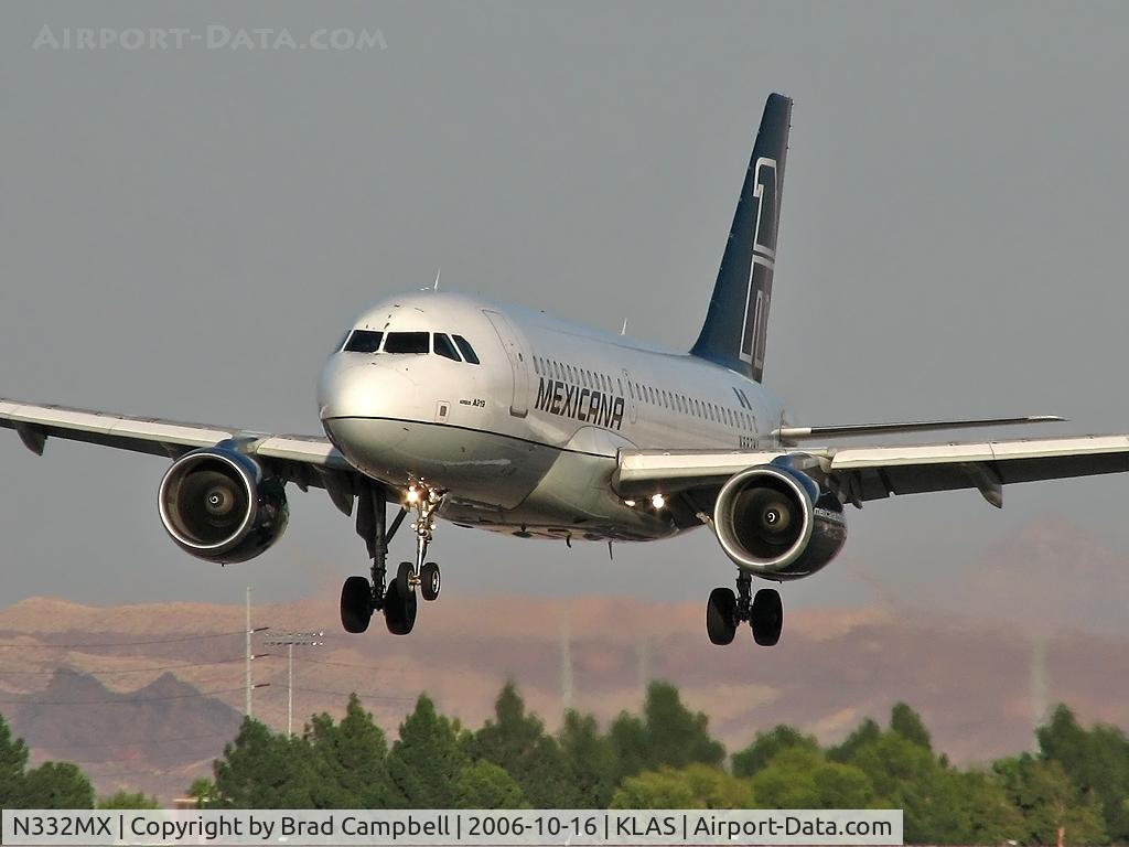 N332MX, 1992 Airbus A320-231 C/N 332, Mexicana / Airbus / Hmm? I could have swore I got the tail number right.