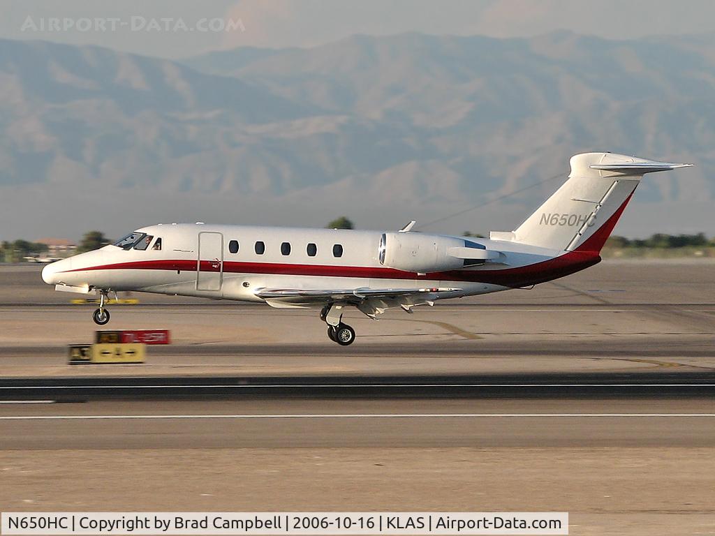 N650HC, Cessna 650 C/N 650-0124, Findlay Management Group - Henderson, Nevada / Cessna 650