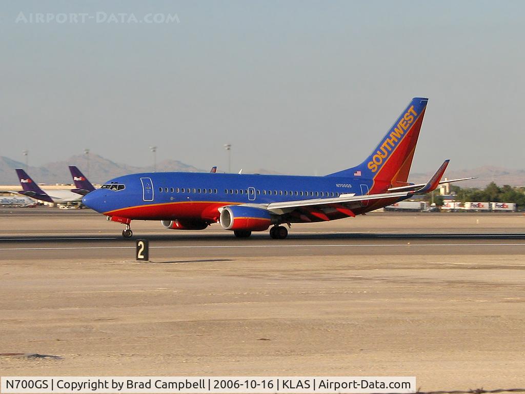 N700GS, 1997 Boeing 737-7H4 C/N 27835, Southwest Airlines / 1997 Boeing 737-7H4