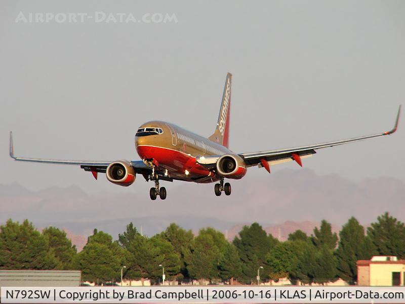 N792SW, 2000 Boeing 737-7H4 C/N 27887, Southwest Airlines / 2000 Boeing 737-7H4