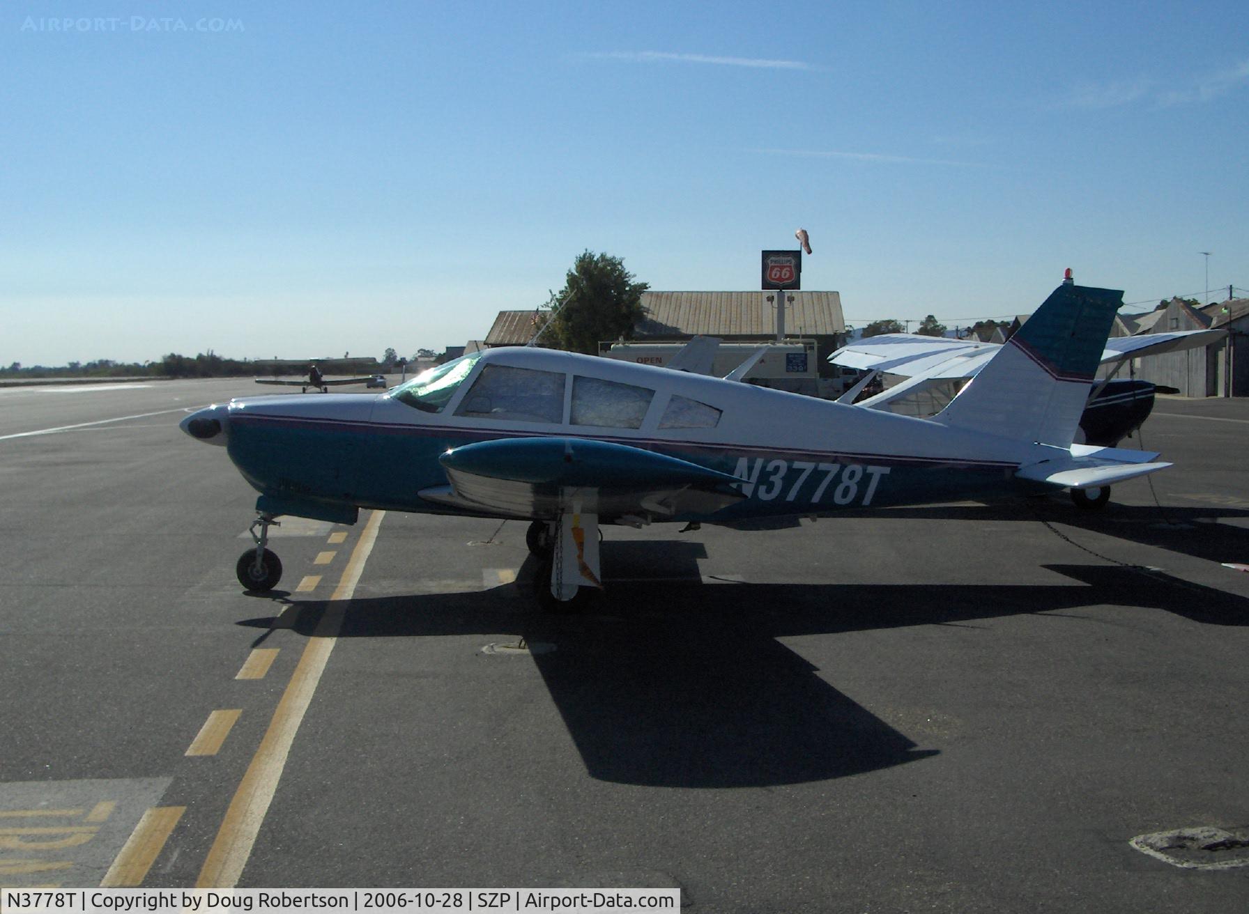 N3778T, 1967 Piper PA-28R-180 Cherokee Arrow C/N 28R-30090, 1967 Piper PA-28R-180 ARROW, Lycoming IO-360-B1E 180 Hp