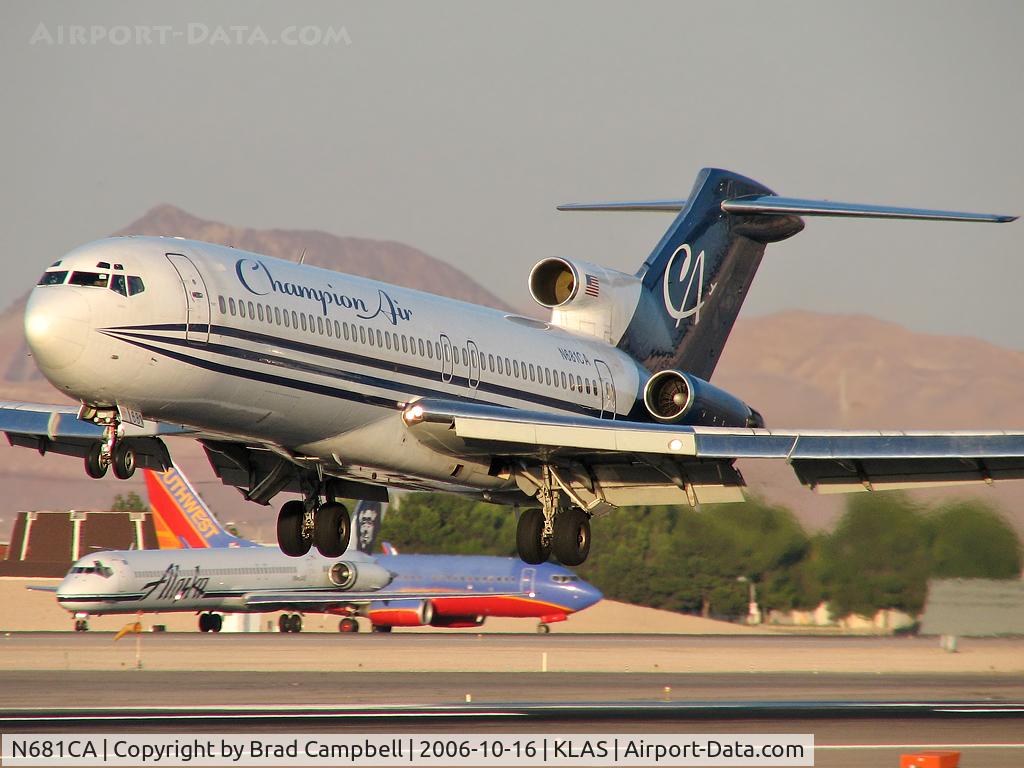 N681CA, 1980 Boeing 727-2S7 C/N 22020, Champion Air / 1980 Boeing 727-2S7