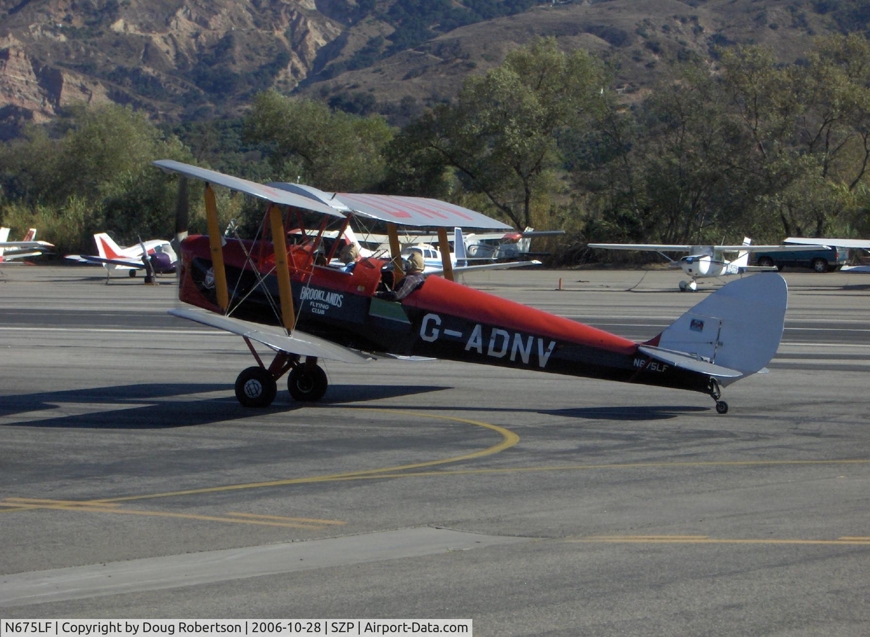 N675LF, 1944 De Havilland DH-82A Tiger Moth II C/N 86572, 1944 De Havilland DH.82A TIGER MOTH, DH Gipsy I 135 Hp, taxi