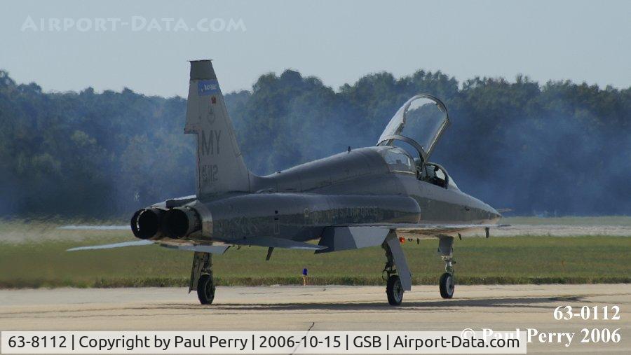 63-8112, 1963 Northrop AT-38A Talon C/N N.5459, Taxiing out for her part in the Combined Arms Demo