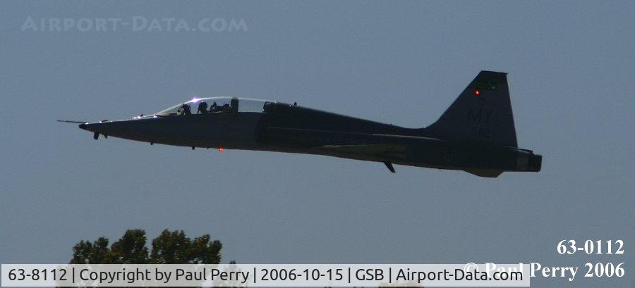 63-8112, 1963 Northrop AT-38A Talon C/N N.5459, Off to play MiG for the Mudhens
