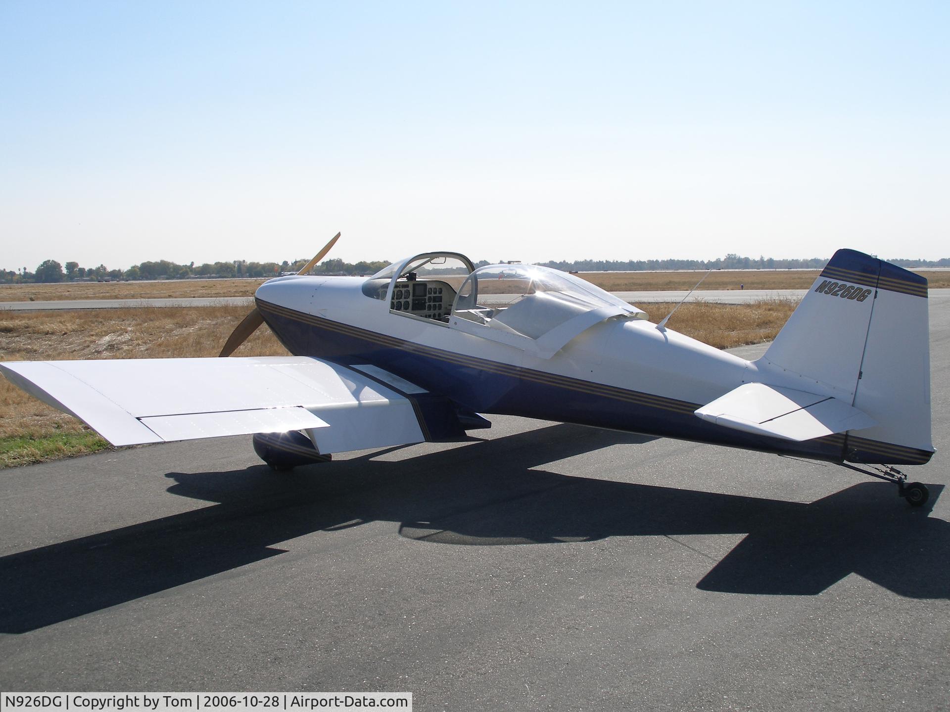 N926DG, 2000 Vans RV-6 C/N 20473, RV-6