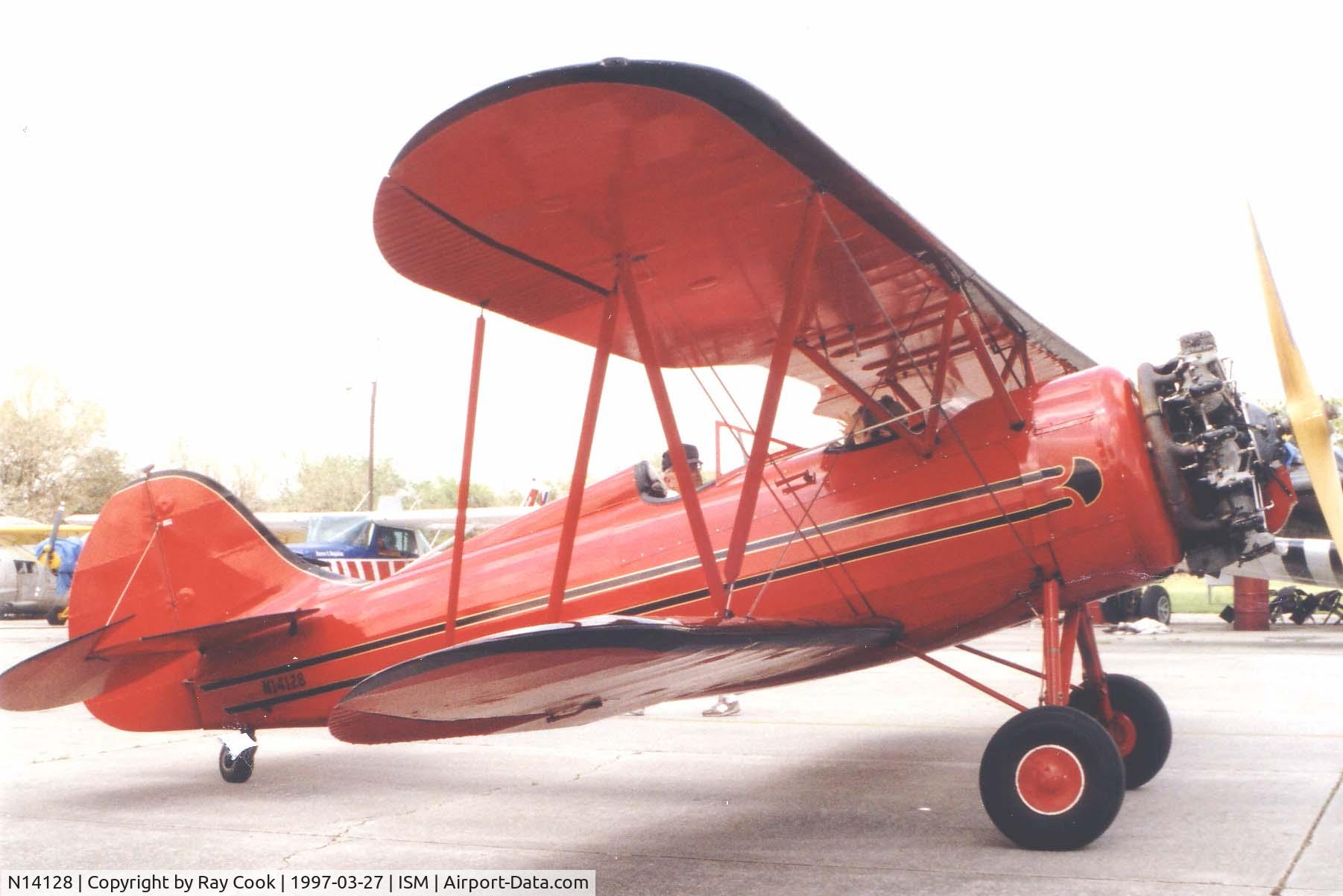 N14128, 1934 Waco YMF C/N 4213, Waco YMF at Kissimmee