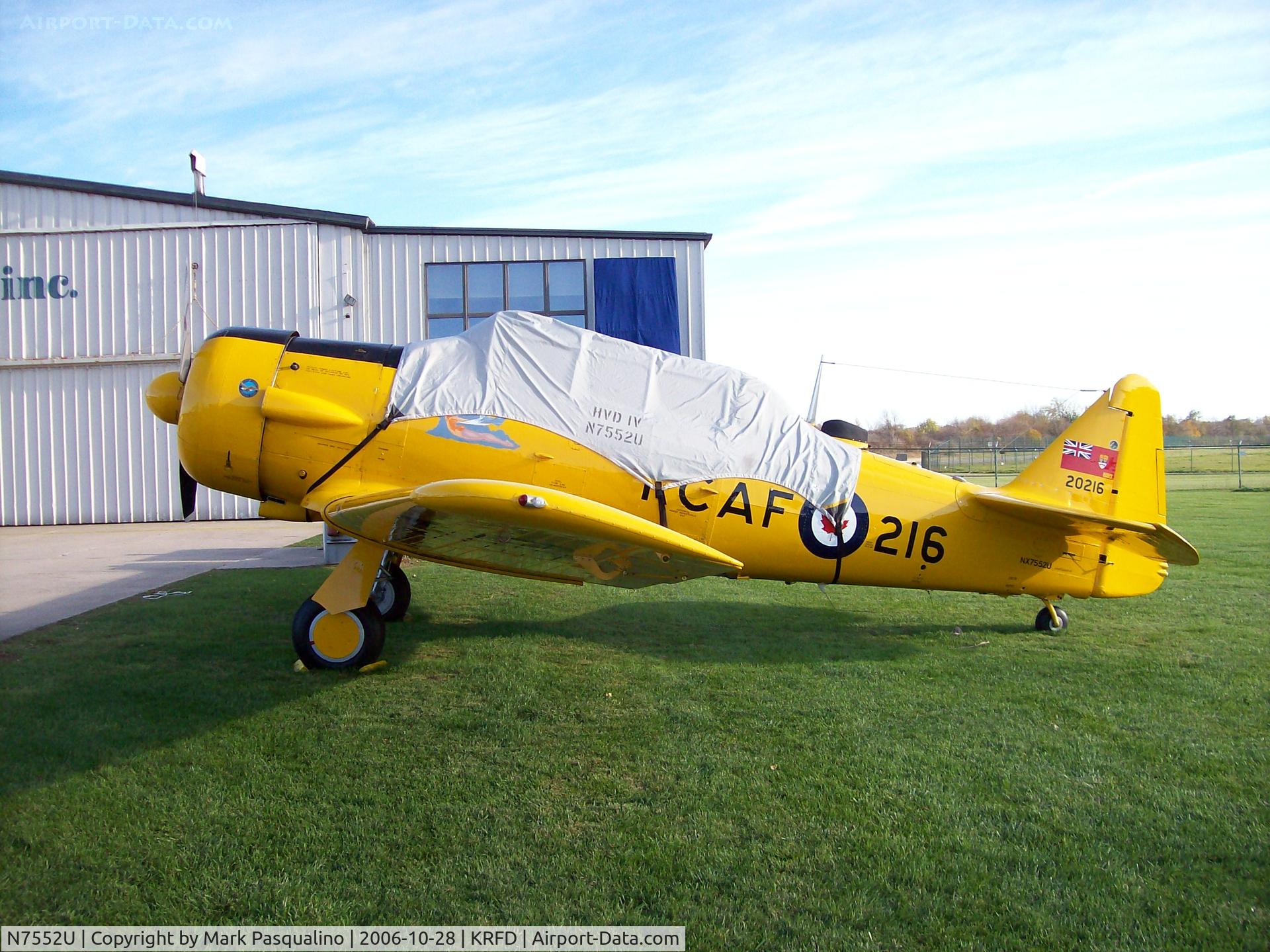 N7552U, 1951 Canadian Car & Foundry Harvard MK IV C/N CCF4-7, Harvard MK IV