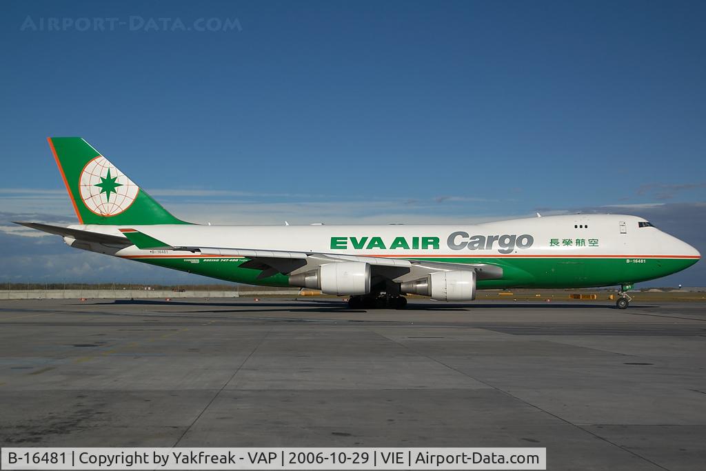 B-16481, Boeing 747-45EF (SCD) C/N 30607, Eva Air Cargo Boeing 747-400F