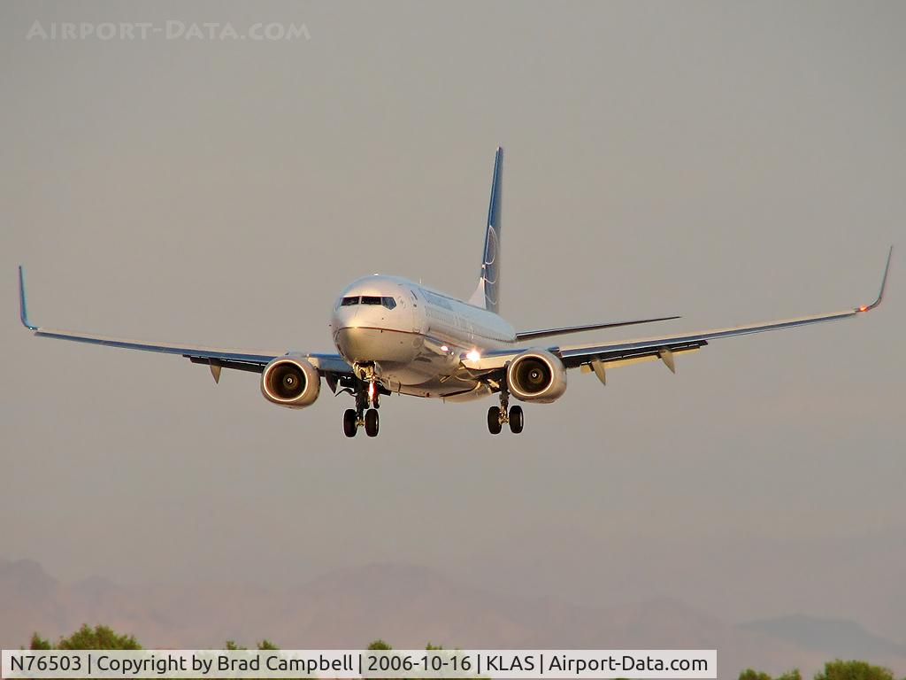 N76503, 2006 Boeing 737-824 C/N 33461, Continental Airlines /  Boeing 737-824