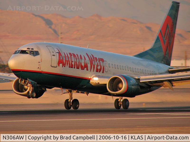 N306AW, 1990 Boeing 737-3G7 C/N 24633, America West / 1990 Boeing 737-3G7 / ...and my 1700th upload!