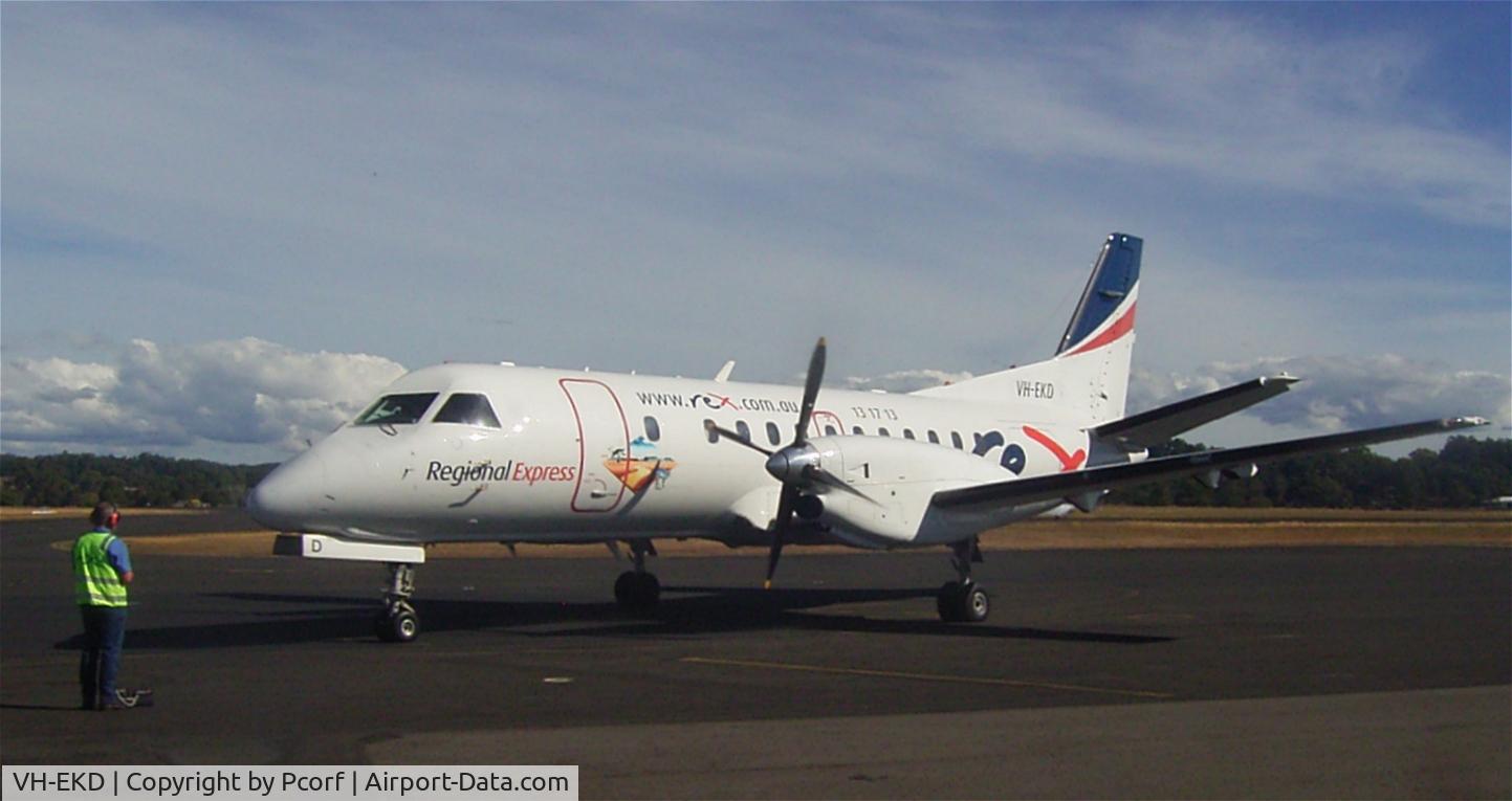 VH-EKD, 1989 Saab 340A C/N 340A-155A, City of Wagga Wagga
