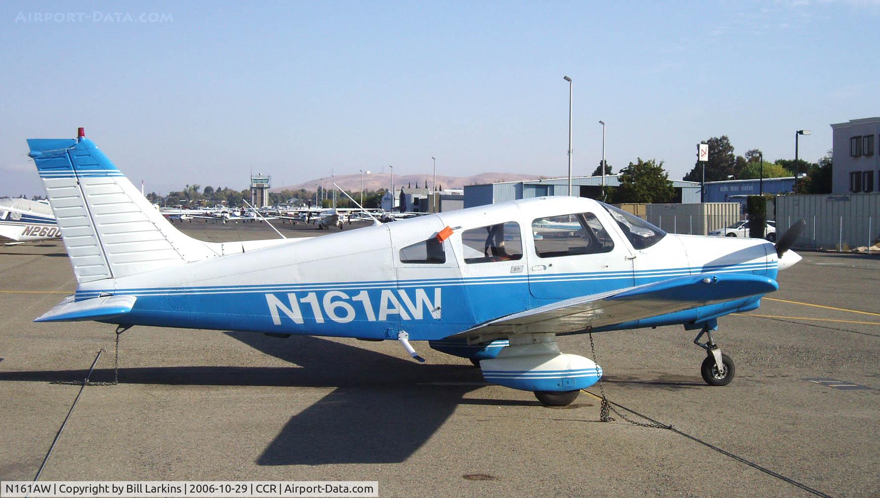N161AW, 1979 Piper PA-28-161 C/N 28-8016078, Visitore from across the Bay.