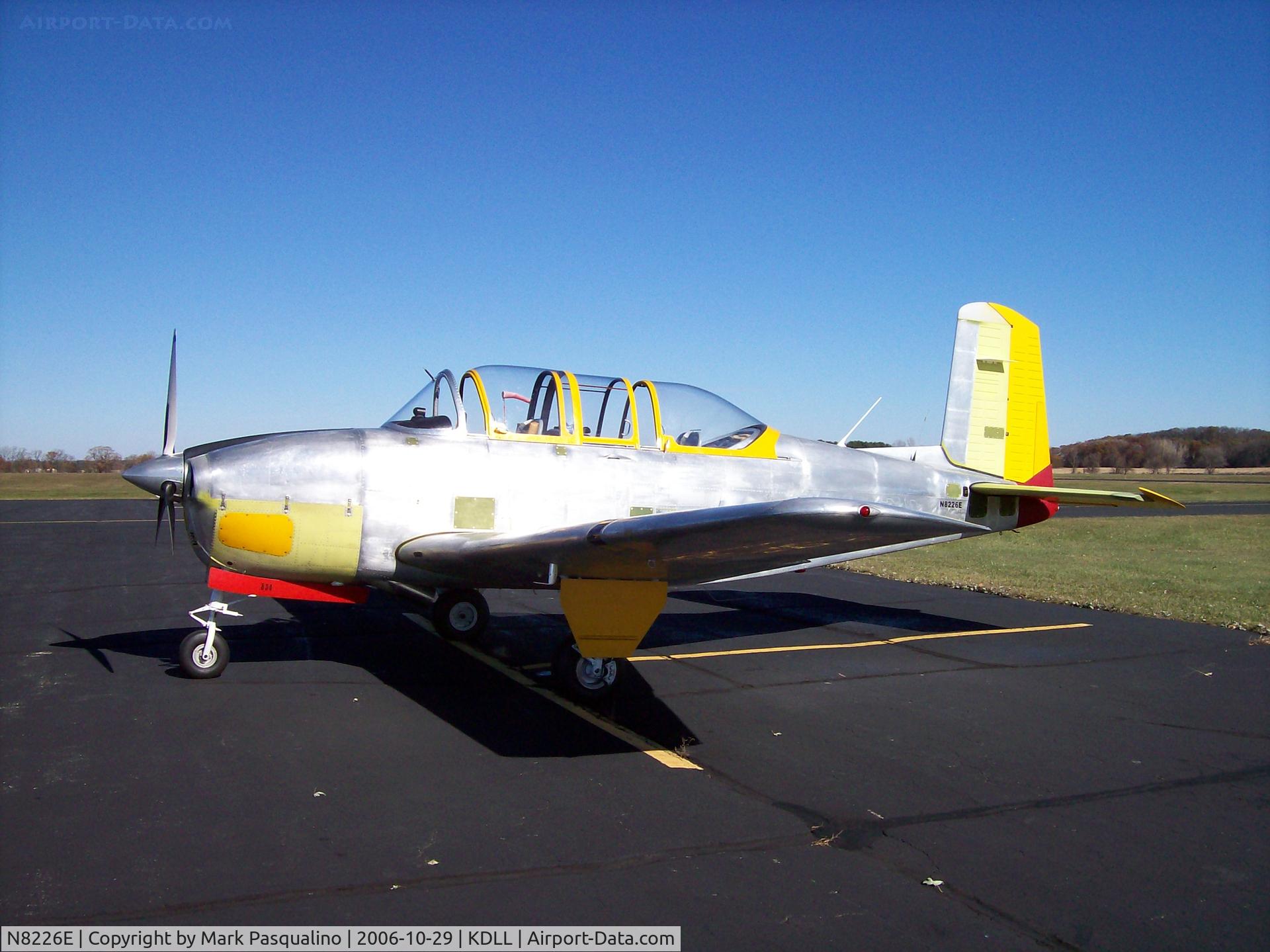 N8226E, 1957 Beech D-45 Mentor C/N BG-379, Beech T-34B