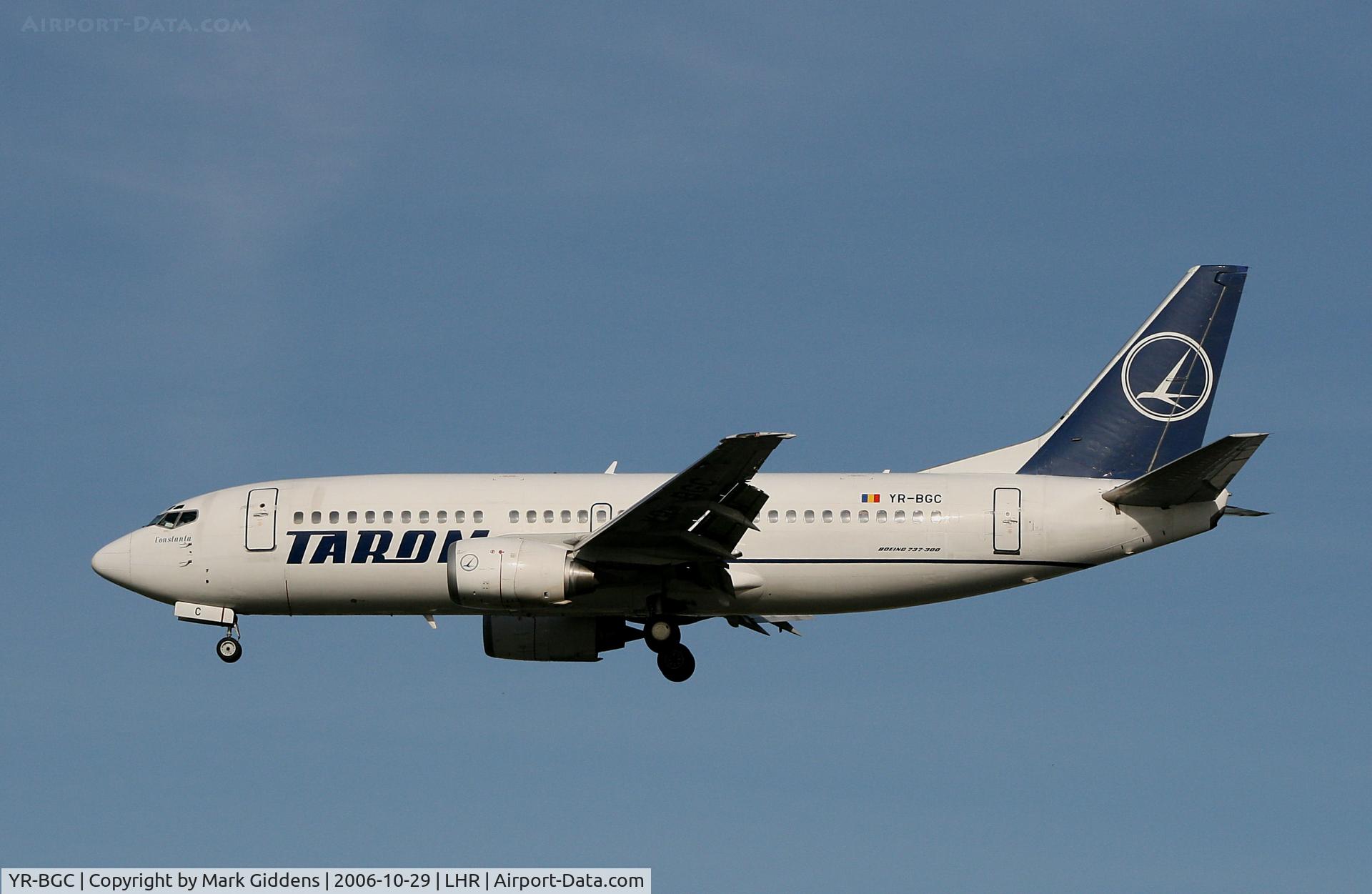 YR-BGC, 1994 Boeing 737-38J C/N 27181/2662, YR-BGC  Boeing 737-38J  Tarom
